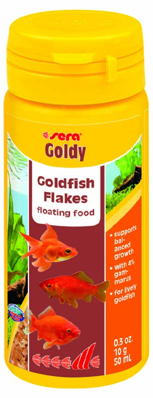 Фото: Sera Корм для золотых рыб в хлопьях GOLDY, 10 г. Магазин для животных ЗооПуть